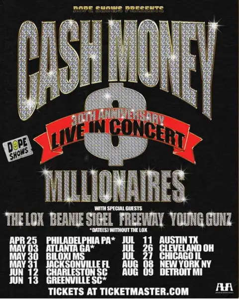 Dope Shows Presents Cash Money Millionaires Tour