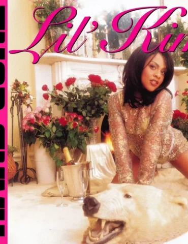 Female rapper Lil Kim's Hardcore Album artwork from 1996.