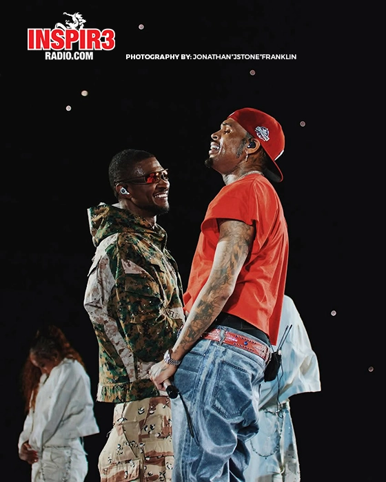 Usher and Chris Brown 1