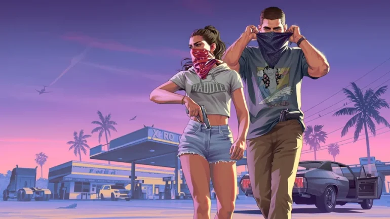 Jason and Lucia Robbery landscape Grand Theft Auto 6